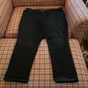 Eileen Fisher jeans. 16W. Dark charcoal.